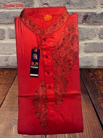 Red Color Panjabi